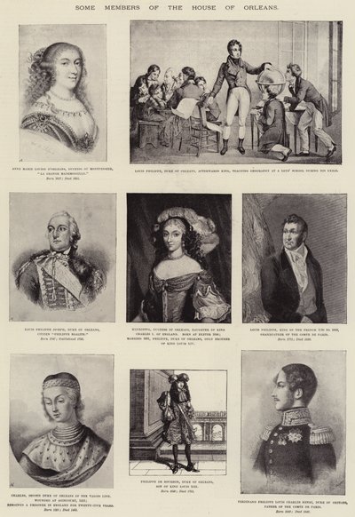 Quelques membres de la maison d